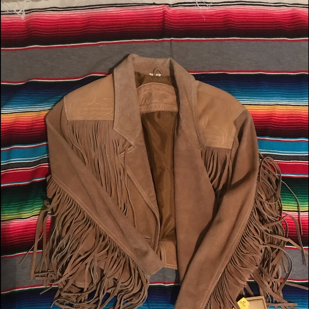 Fringe Jacket- Leather